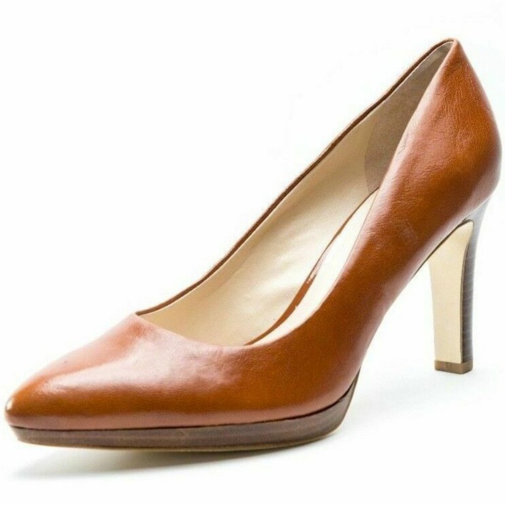Brown Leather Pumps